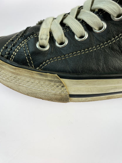 【中古品】【メンズ】 Y'S FOR MEN ワイズフォーメン LEATHER HI CUT SNEAKER レザーハイカットスニーカー 靴 163-261013-yn-08-min サイズ：5 カラー：ブラック 万代Net店