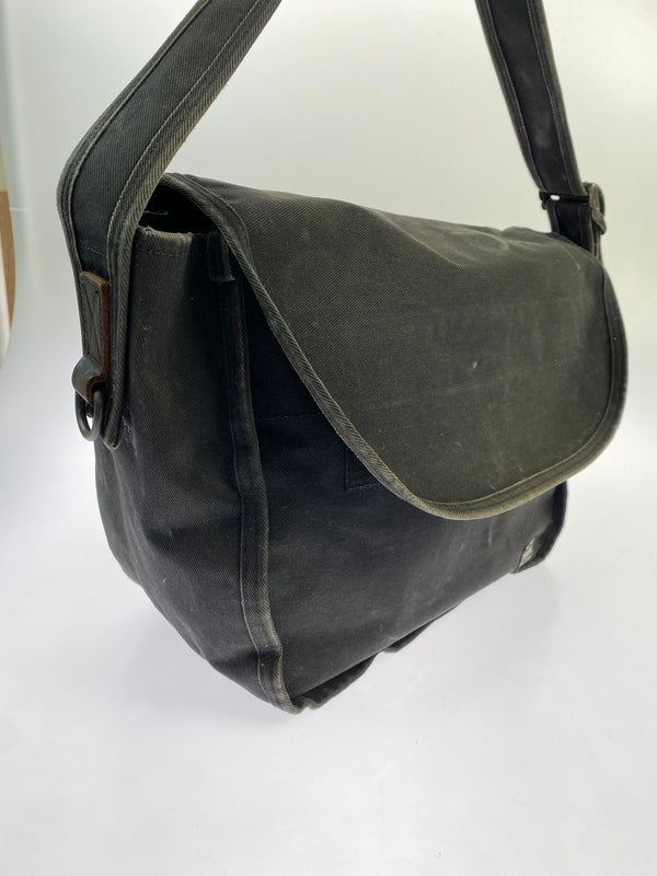 【現状渡し品】【メンズ】 PORTER ポーター CANVAS SHOULDER BAG キャンバス ショルダー バッグ カバン 188-261011-hu-32-min カラー：ブラック 万代Net店