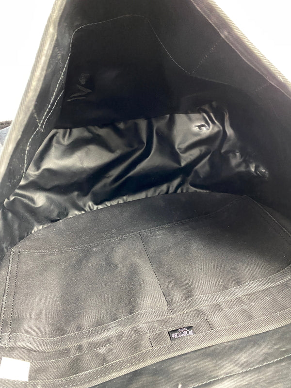 【現状渡し品】【メンズ】 PORTER ポーター CANVAS SHOULDER BAG キャンバス ショルダー バッグ カバン 188-261011-hu-32-min カラー：ブラック 万代Net店