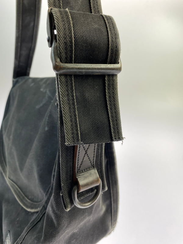 【現状渡し品】【メンズ】 PORTER ポーター CANVAS SHOULDER BAG キャンバス ショルダー バッグ カバン 188-261011-hu-32-min カラー：ブラック 万代Net店