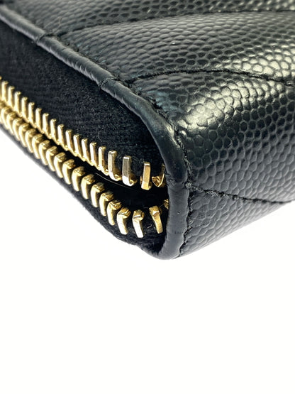 【中古品】【レディース】 SAINT LAURENT サンローラン モノグラム・サンローラン フルジップウォレット 358094BOW011000 長財布 181-261011-hu-21-min カラー：ブラック 万代Net店