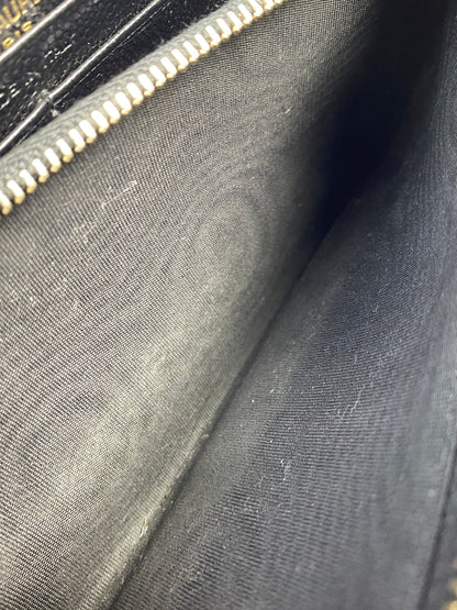 【中古品】【レディース】 SAINT LAURENT サンローラン モノグラム・サンローラン フルジップウォレット 358094BOW011000 長財布 181-261011-hu-21-min カラー：ブラック 万代Net店