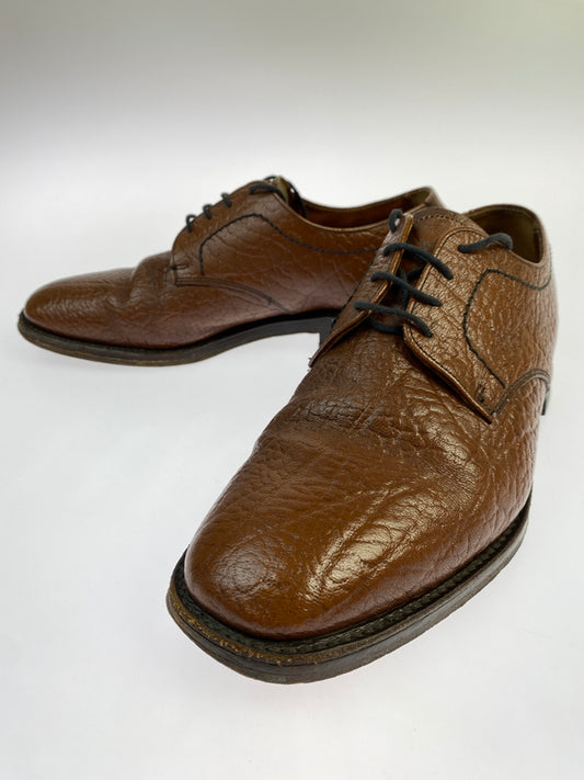 【中古品】【メンズ】 LOAKE ローク OX FORD SHOES オックスフォードシューズ 靴 164-261013-yn-05-min サイズ：8 1/2 カラー：ブラウン系 万代Net店