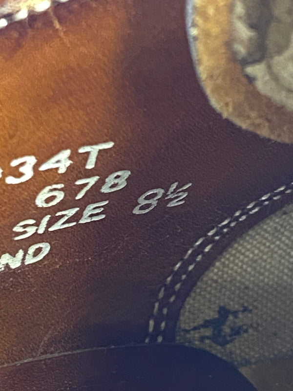 【中古品】【メンズ】 LOAKE ローク OX FORD SHOES オックスフォードシューズ 靴 164-261013-yn-05-min サイズ：8 1/2 カラー：ブラウン系 万代Net店