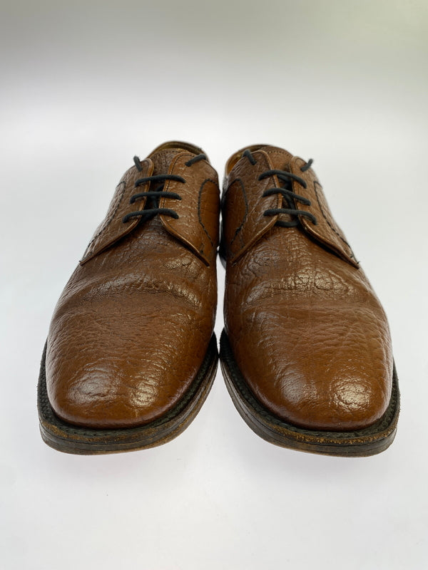 【中古品】【メンズ】 LOAKE ローク OX FORD SHOES オックスフォードシューズ 靴 164-261013-yn-05-min サイズ：8 1/2 カラー：ブラウン系 万代Net店
