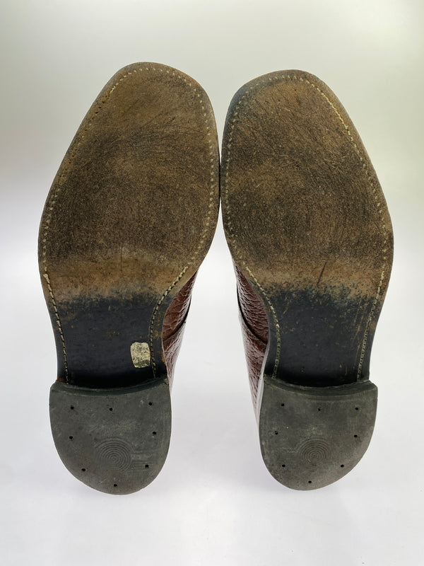 【中古品】【メンズ】 LOAKE ローク OX FORD SHOES オックスフォードシューズ 靴 164-261013-yn-05-min サイズ：8 1/2 カラー：ブラウン系 万代Net店