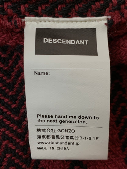 【中古品】【メンズ】 DESCENDANT ディセンダント 20SS BAJA HOODED LS SHIRT バハパーカ フーデッドプルオーバーシャツ メキシカンパーカ 142-261010-ta-28-min サイズ：3 カラー：レッド/ブラック/ネイビー 万代Net店