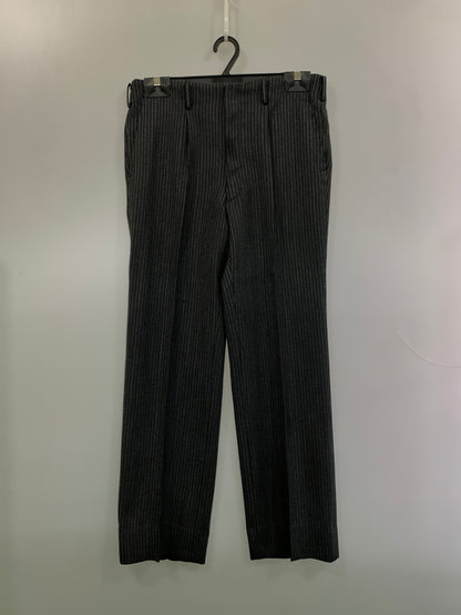 【中古品】【メンズ】 UNKNOWN 60-70年代 STRIPE SLACKS ストライプ スラックス ボトムス 157-261027-jt-34-min サイズ：サイズ不明 下記参照 カラー：グレー/ブラック 万代Net店