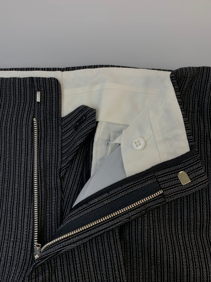 【中古品】【メンズ】 UNKNOWN 60-70年代 STRIPE SLACKS ストライプ スラックス ボトムス 157-261027-jt-34-min サイズ：サイズ不明 下記参照 カラー：グレー/ブラック 万代Net店