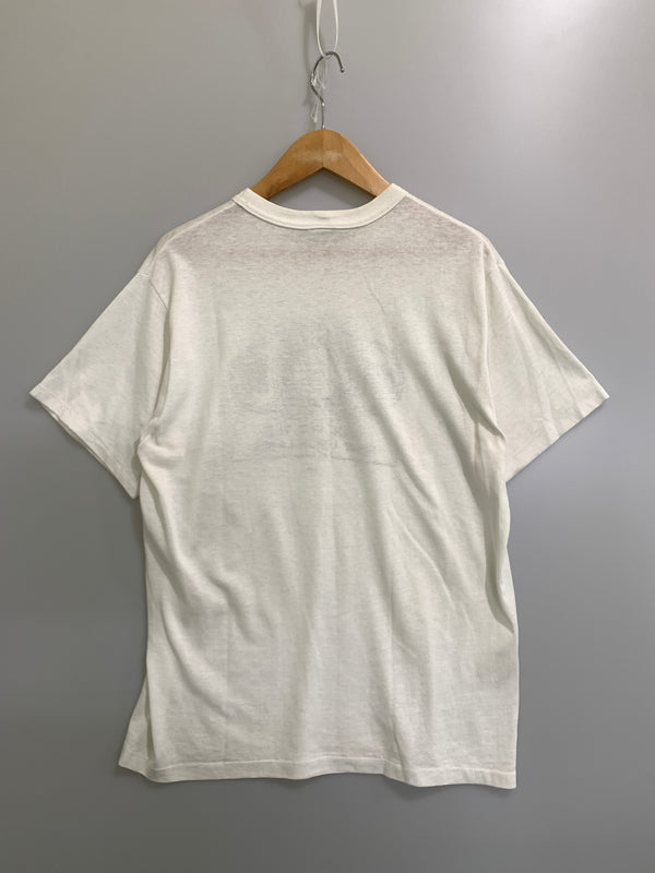 【現状渡し品】【メンズ】 USED ユーズド 80-90S IBOEW TEE 80年代 90年代 半袖Tシャツ メンズ トップス ヴィンテージ ショートスリーブ 146-261008-em-40-min カラー：ホワイト 万代Net店