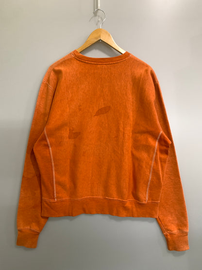 【現状渡し品】【メンズ】 USED ユーズド J.AMERICA KEINENKUGEL PRINT SWEATSHIRT プリント スウェット 長袖 ロゴプリント トップス トレーナー 146-261008-em-29-min サイズ：M カラー：オレンジ 万代Net店