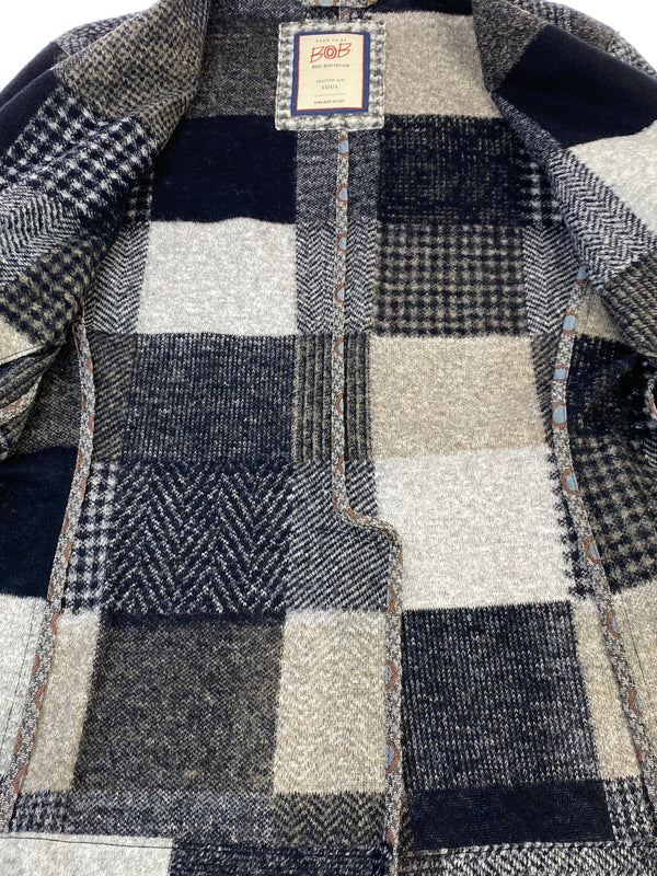 【中古品】【メンズ】 BOB ボブ TAILORED JACKET テーラードジャケット メンズ アウター 141-261014-KS-08-min サイズ：46 カラー：マルチカラー 万代Net店