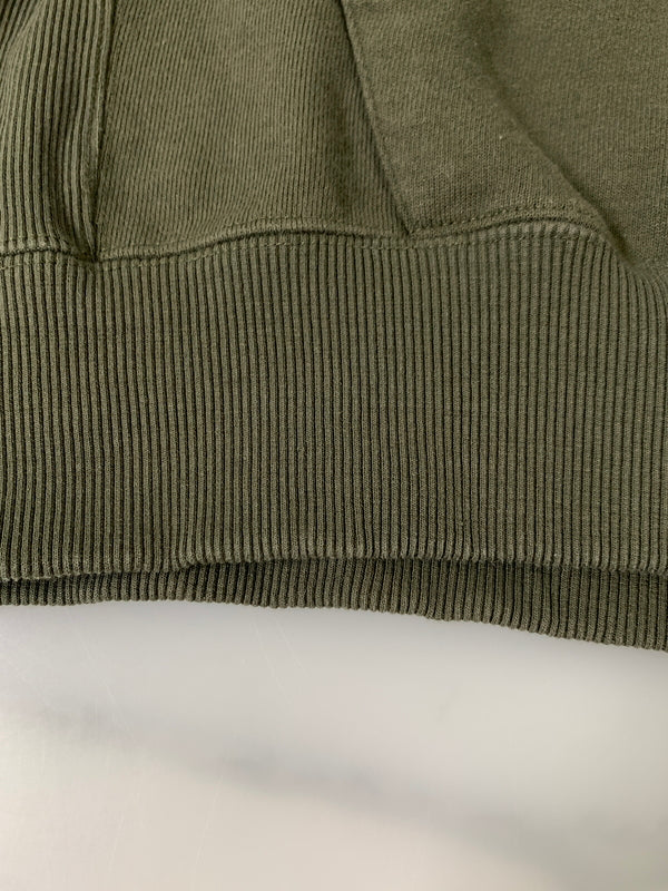 【中古品】【メンズ】 THE NORTH FACE ザ・ノースフェイス FULL-ZIP HOODIE NT12335 フルジップ フーディー メンズ スウェット パーカー 144-261008-em-35-min サイズ：XL カラー：オリーブグリーン 万代Net店
