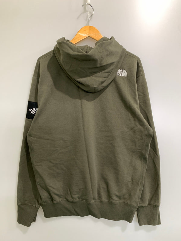 【中古品】【メンズ】 THE NORTH FACE ザ・ノースフェイス FULL-ZIP HOODIE NT12335 フルジップ フーディー メンズ スウェット パーカー 144-261008-em-35-min サイズ：XL カラー：オリーブグリーン 万代Net店