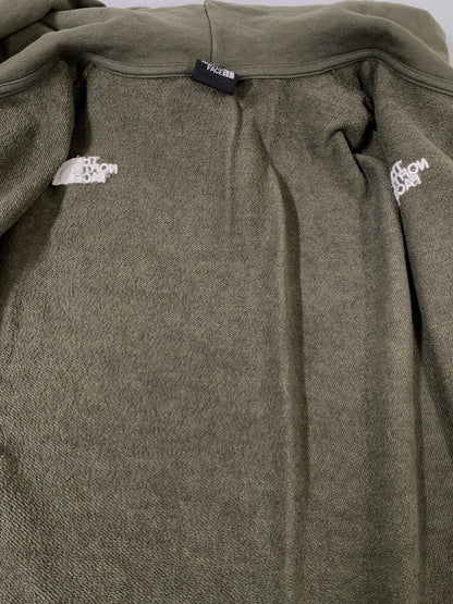 【中古品】【メンズ】 THE NORTH FACE ザ・ノースフェイス FULL-ZIP HOODIE NT12335 フルジップ フーディー メンズ スウェット パーカー 144-261008-em-35-min サイズ：XL カラー：オリーブグリーン 万代Net店