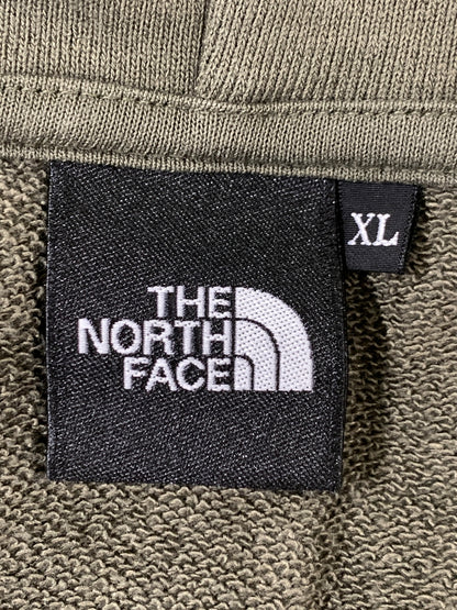 【中古品】【メンズ】 THE NORTH FACE ザ・ノースフェイス FULL-ZIP HOODIE NT12335 フルジップ フーディー メンズ スウェット パーカー 144-261008-em-35-min サイズ：XL カラー：オリーブグリーン 万代Net店