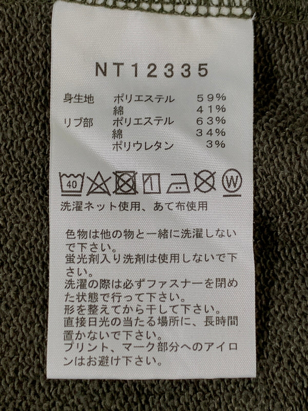 【中古品】【メンズ】 THE NORTH FACE ザ・ノースフェイス FULL-ZIP HOODIE NT12335 フルジップ フーディー メンズ スウェット パーカー 144-261008-em-35-min サイズ：XL カラー：オリーブグリーン 万代Net店
