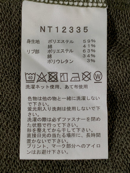 【中古品】【メンズ】 THE NORTH FACE ザ・ノースフェイス FULL-ZIP HOODIE NT12335 フルジップ フーディー メンズ スウェット パーカー 144-261008-em-35-min サイズ：XL カラー：オリーブグリーン 万代Net店