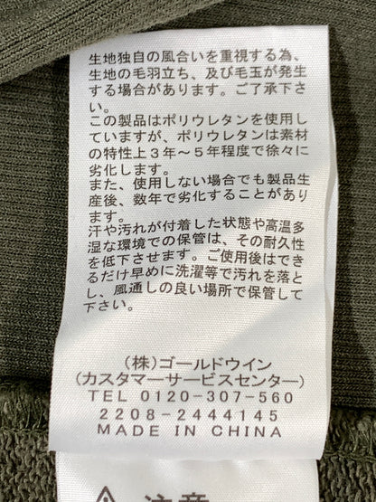 【中古品】【メンズ】 THE NORTH FACE ザ・ノースフェイス FULL-ZIP HOODIE NT12335 フルジップ フーディー メンズ スウェット パーカー 144-261008-em-35-min サイズ：XL カラー：オリーブグリーン 万代Net店