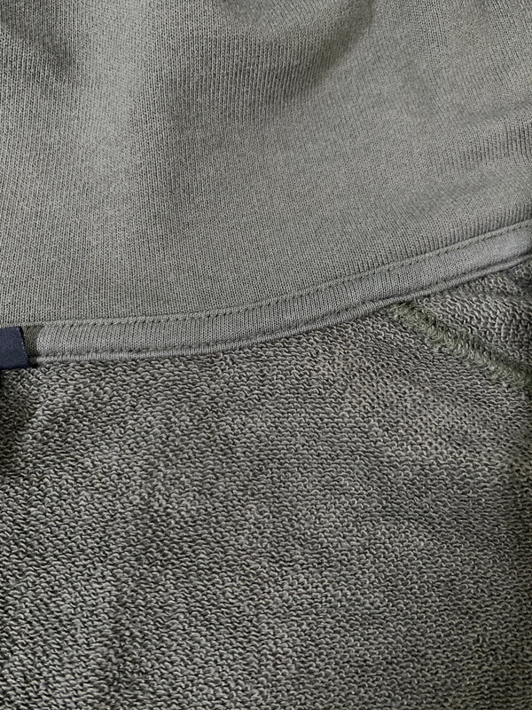 【中古品】【メンズ】 THE NORTH FACE ザ・ノースフェイス FULL-ZIP HOODIE NT12335 フルジップ フーディー メンズ スウェット パーカー 144-261008-em-35-min サイズ：XL カラー：オリーブグリーン 万代Net店