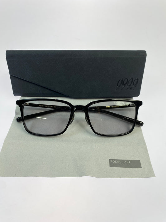 【中古品】【メンズ】 999.9 フォーナインズ NP-761 サングラス アクセサリー アイウェア 203-261011-hu-28-min サイズ：53□17 140 カラー：ブラック 万代Net店