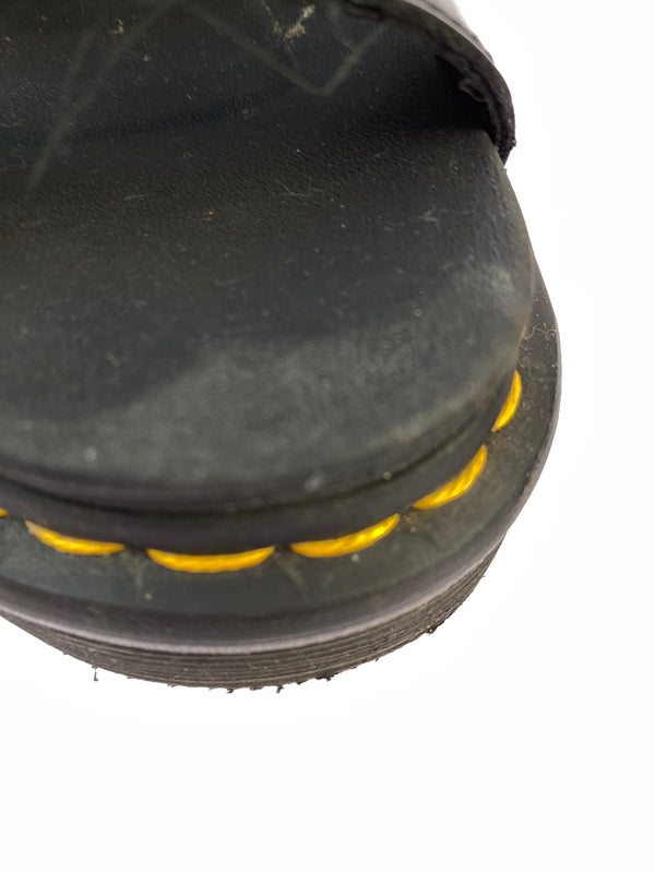 【中古品】【レディース】 DR.MARTENS ドクターマーチン SANDAL パテントレザーサンダル 靴 166-261013-yn-07-min サイズ：UK5 カラー：ブラック 万代Net店