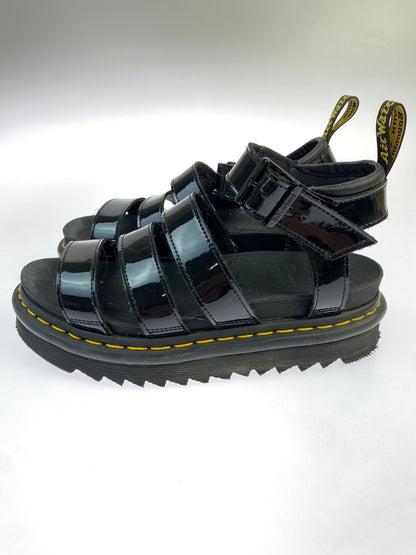 【中古品】【レディース】 DR.MARTENS ドクターマーチン SANDAL パテントレザーサンダル 靴 166-261013-yn-07-min サイズ：UK5 カラー：ブラック 万代Net店