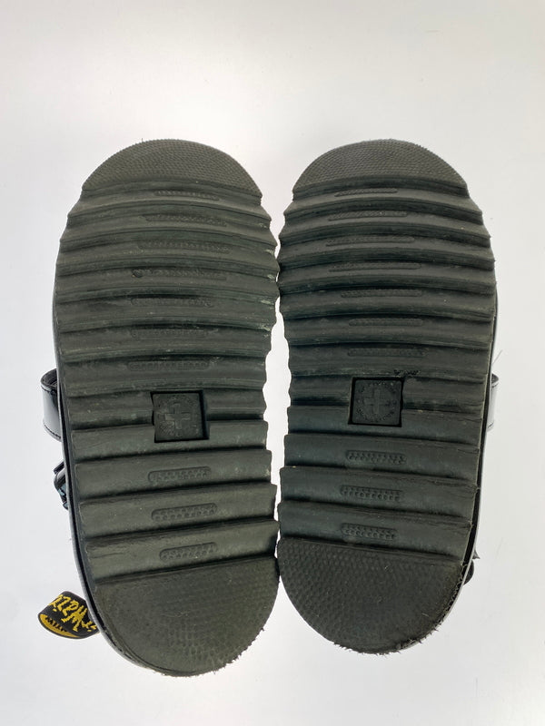 【中古品】【レディース】 DR.MARTENS ドクターマーチン SANDAL パテントレザーサンダル 靴 166-261013-yn-07-min サイズ：UK5 カラー：ブラック 万代Net店