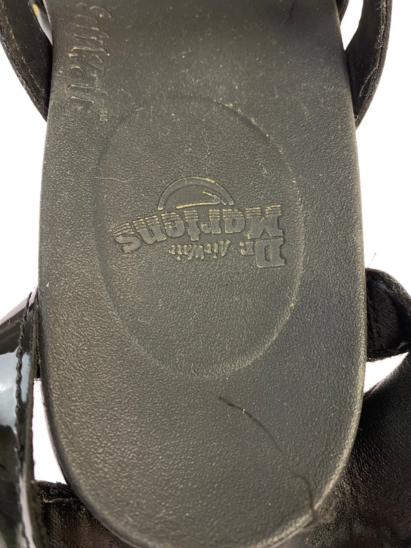 【中古品】【レディース】 DR.MARTENS ドクターマーチン SANDAL パテントレザーサンダル 靴 166-261013-yn-07-min サイズ：UK5 カラー：ブラック 万代Net店