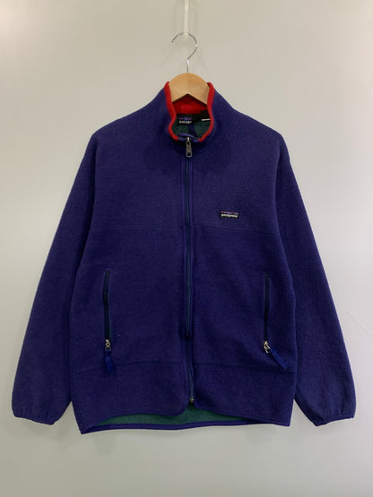 【現状渡し品】【メンズ】 PATAGONIA パタゴニア 90S 雪無し USA製 LIGHT-X CARDIGAN ライトXカーディガン フリースジャケット トップス 146-261010-ta-12-min サイズ：M カラー：パープル 万代Net店