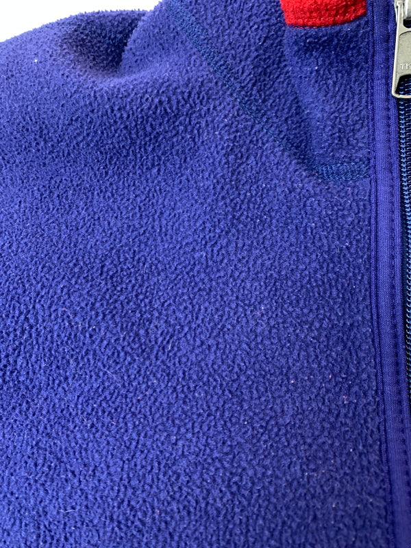 【現状渡し品】【メンズ】 PATAGONIA パタゴニア 90S 雪無し USA製 LIGHT-X CARDIGAN ライトXカーディガン フリースジャケット トップス 146-261010-ta-12-min サイズ：M カラー：パープル 万代Net店
