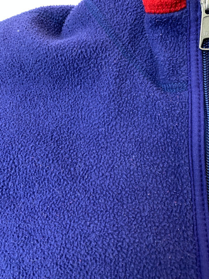 【現状渡し品】【メンズ】 PATAGONIA パタゴニア 90S 雪無し USA製 LIGHT-X CARDIGAN ライトXカーディガン フリースジャケット トップス 146-261010-ta-12-min サイズ：M カラー：パープル 万代Net店