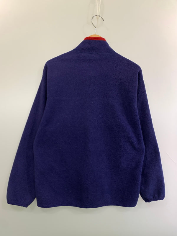 【現状渡し品】【メンズ】 PATAGONIA パタゴニア 90S 雪無し USA製 LIGHT-X CARDIGAN ライトXカーディガン フリースジャケット トップス 146-261010-ta-12-min サイズ：M カラー：パープル 万代Net店
