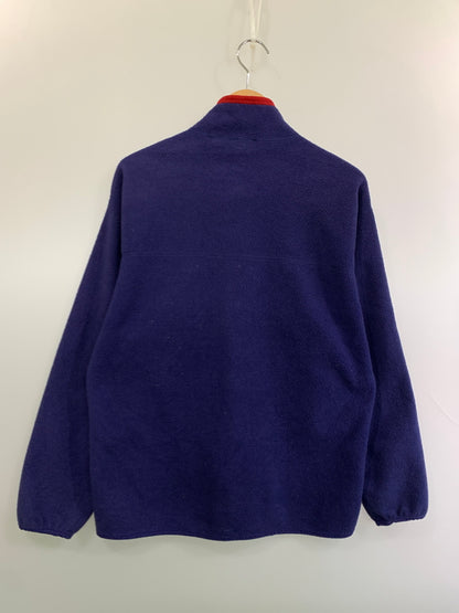 【現状渡し品】【メンズ】 PATAGONIA パタゴニア 90S 雪無し USA製 LIGHT-X CARDIGAN ライトXカーディガン フリースジャケット トップス 146-261010-ta-12-min サイズ：M カラー：パープル 万代Net店