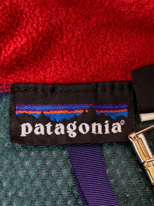 【現状渡し品】【メンズ】 PATAGONIA パタゴニア 90S 雪無し USA製 LIGHT-X CARDIGAN ライトXカーディガン フリースジャケット トップス 146-261010-ta-12-min サイズ：M カラー：パープル 万代Net店