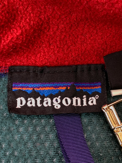 【現状渡し品】【メンズ】 PATAGONIA パタゴニア 90S 雪無し USA製 LIGHT-X CARDIGAN ライトXカーディガン フリースジャケット トップス 146-261010-ta-12-min サイズ：M カラー：パープル 万代Net店