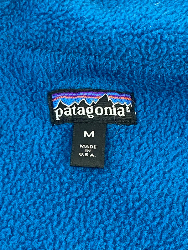 【中古品】【メンズ】 PATAGONIA パタゴニア 90S USA製 SHELLED SYNCHILLA VEST 1990年代 シェルド シンチラ ベスト メンズ アウター ベスト 146-261014-KS-24-min サイズ：M カラー：グリーン 万代Net店