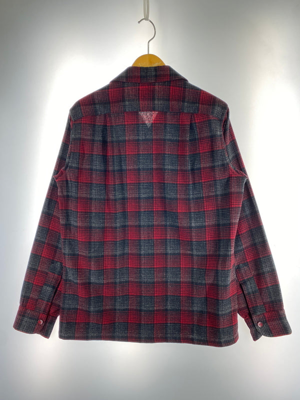 【中古品】【メンズ】 PENDLETON ペンドルトン 50S BOARD SHIRT 1950年代製 ボードシャツ メンズ トップス 長袖シャツ 146-261014-KS-25-min サイズ：S カラー：レッド/ブラック/グレー 万代Net店