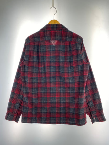 【中古品】【メンズ】 PENDLETON ペンドルトン 50S BOARD SHIRT 1950年代製 ボードシャツ メンズ トップス 長袖シャツ 146-261014-KS-25-min サイズ：S カラー：レッド/ブラック/グレー 万代Net店