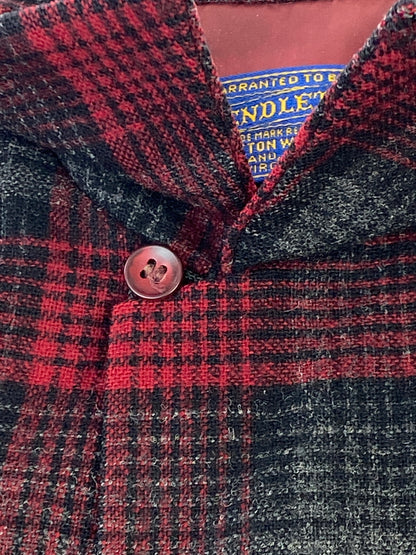 【中古品】【メンズ】 PENDLETON ペンドルトン 50S BOARD SHIRT 1950年代製 ボードシャツ メンズ トップス 長袖シャツ 146-261014-KS-25-min サイズ：S カラー：レッド/ブラック/グレー 万代Net店