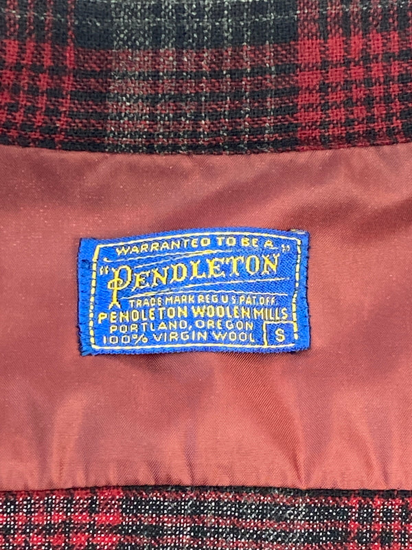 【中古品】【メンズ】 PENDLETON ペンドルトン 50S BOARD SHIRT 1950年代製 ボードシャツ メンズ トップス 長袖シャツ 146-261014-KS-25-min サイズ：S カラー：レッド/ブラック/グレー 万代Net店