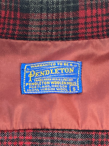 【中古品】【メンズ】 PENDLETON ペンドルトン 50S BOARD SHIRT 1950年代製 ボードシャツ メンズ トップス 長袖シャツ 146-261014-KS-25-min サイズ：S カラー：レッド/ブラック/グレー 万代Net店