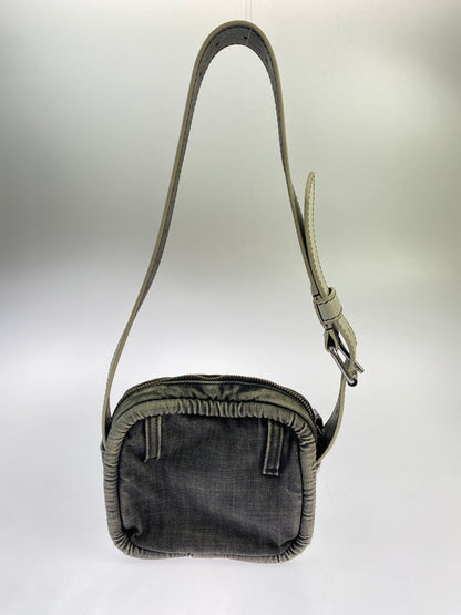 【中古品】【メンズ】 DIESEL ディーゼル DARK WASH DENIM HAND BAG ダーク ウォッシュ デニム ハンド バッグ カバン 188-261011-hu-31-min カラー：ブラック/ホワイト 万代Net店