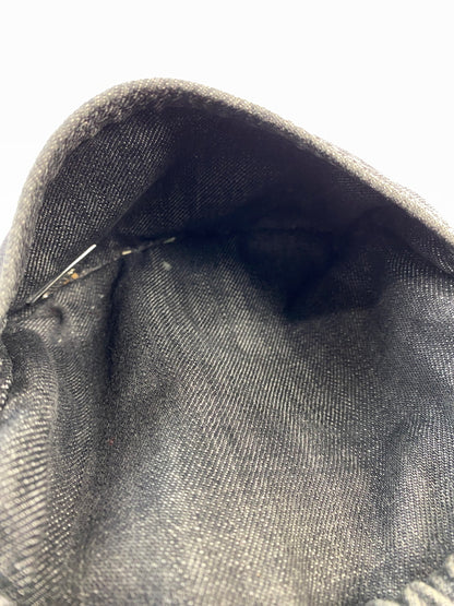 【中古品】【メンズ】 DIESEL ディーゼル DARK WASH DENIM HAND BAG ダーク ウォッシュ デニム ハンド バッグ カバン 188-261011-hu-31-min カラー：ブラック/ホワイト 万代Net店
