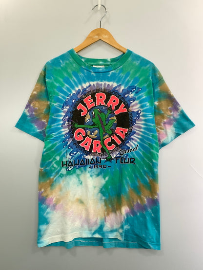 【中古品】【メンズ】 LIQUID BLUE リキッド ブルー 90S JERRY GARCIA HAWAIIAN TOUR TEE 1990年代 ジェリー ガルシア ハワイアン ツアーティー メンズ トップス 半袖Tシャツ 146-261017-KS-06-min サイズ：L カラー：マルチカラー 万代Net店