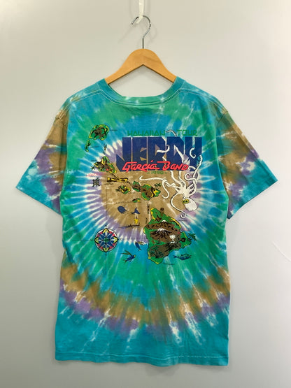 【中古品】【メンズ】 LIQUID BLUE リキッド ブルー 90S JERRY GARCIA HAWAIIAN TOUR TEE 1990年代 ジェリー ガルシア ハワイアン ツアーティー メンズ トップス 半袖Tシャツ 146-261017-KS-06-min サイズ：L カラー：マルチカラー 万代Net店