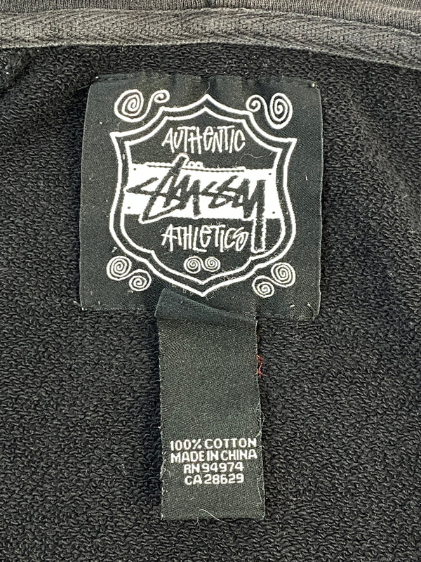 【現状渡し品】【メンズ】 STUSSY ステューシー ZIP HOODIE ジップフーディ メンズ トップス パーカー 142-261014-KS-13-min サイズ：S カラー：ブラック 万代Net店