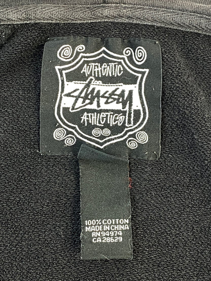 【現状渡し品】【メンズ】 STUSSY ステューシー ZIP HOODIE ジップフーディ メンズ トップス パーカー 142-261014-KS-13-min サイズ：S カラー：ブラック 万代Net店