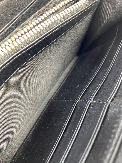 【現状渡し品】【レディース】 VIVIENNE WESTWOOD ヴィヴィアン ウエストウッド ROUND ZIP WALLET ラウンド ジップ ウォレット 長財布 小物 201-261011-hu-26-min カラー：ブラック 万代Net店