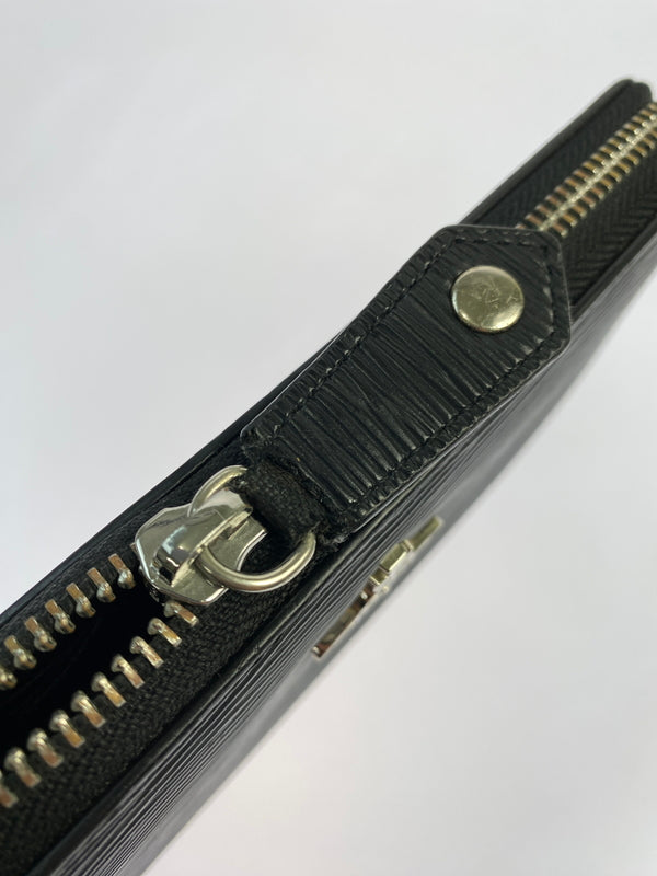 【現状渡し品】【レディース】 VIVIENNE WESTWOOD ヴィヴィアン ウエストウッド ROUND ZIP WALLET ラウンド ジップ ウォレット 長財布 小物 201-261011-hu-26-min カラー：ブラック 万代Net店